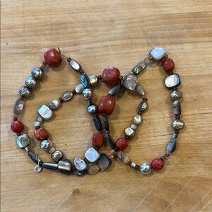 Silpada Tuscan Sun Stretch Bracelets (B1695, Retired). Set of 3.